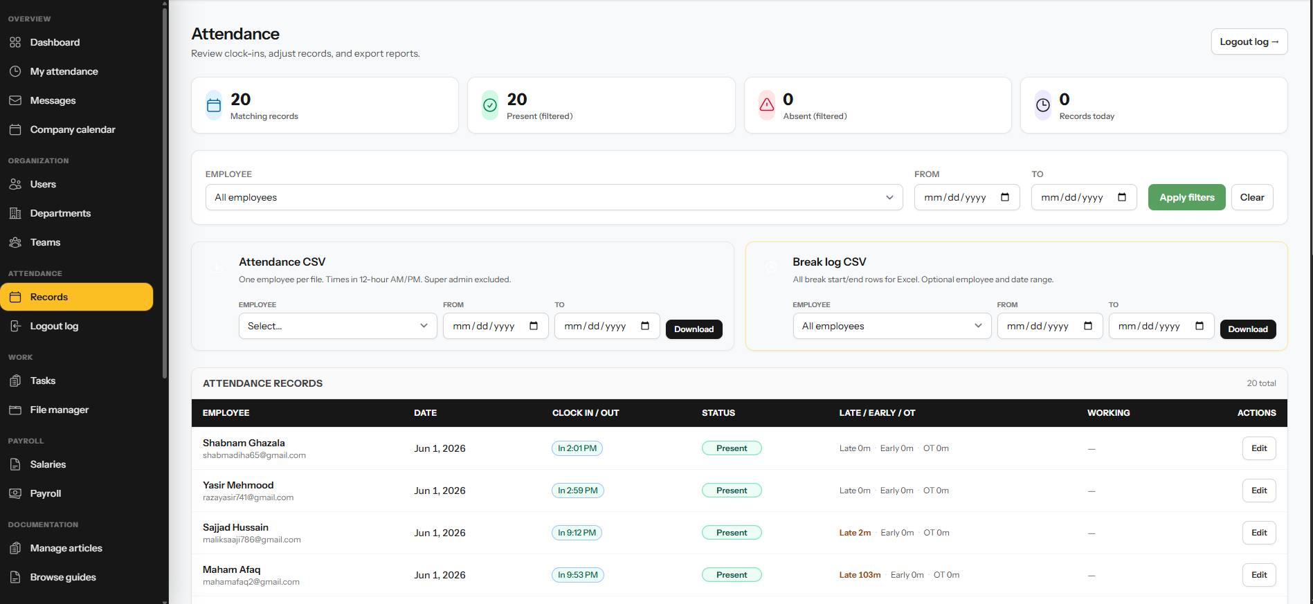 Team Management System — image 6